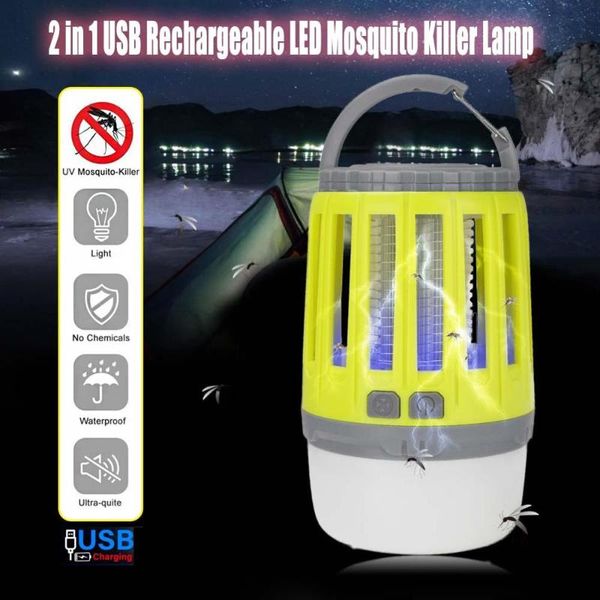 

ipx4 waterproof usb charging mosquito killer lamp led night light lamp bug insect lights killing pest repeller camping light