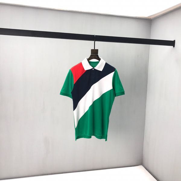 

2020ss spring and summer new high grade cotton printing short sleeve round neck panel t-shirt size -l-xl-xxl-xxxl shirt tees size s70, White;black