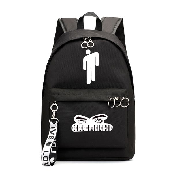 

2019 travel backbag mochila billie eilish backpack women bag new design school bookbags for teenage girls