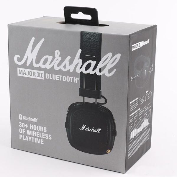

Marshall Major III Bluetooth для беспроводных наушников-вкладышей 3.0 Bluetooth-наушники с микрофон