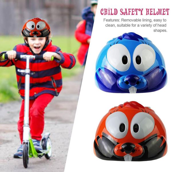 

children cartoon bicycle helmet adjustable multi-sport safety cycling skating scooter helmet for 3-8 years old boy girl