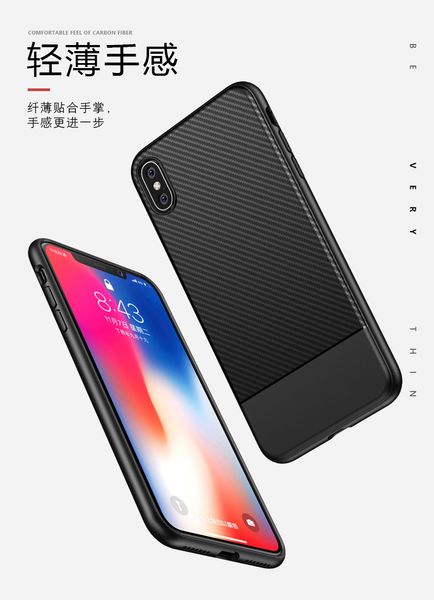 

viseaon is designed for the new iphone exs phone case, the apple xr phone case xs max, which is made of carbon-fiber silicone ing