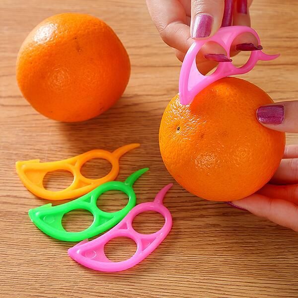 

doreenbeads plastic orange peelers zesters lemon grapefruit fruit slicer opener cutter kitchen gadgets at random tc181218 200pcs