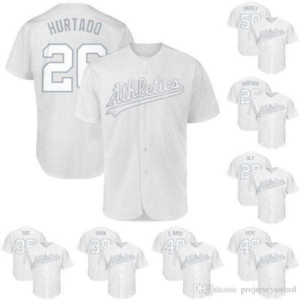 

Oakland Chapman Matt 2019 Players Weekend Athletics Jersey Matt Olson Brett Anderson Yusmeiro Petit Blake Treinen Chris Bassitt Mike Fiers