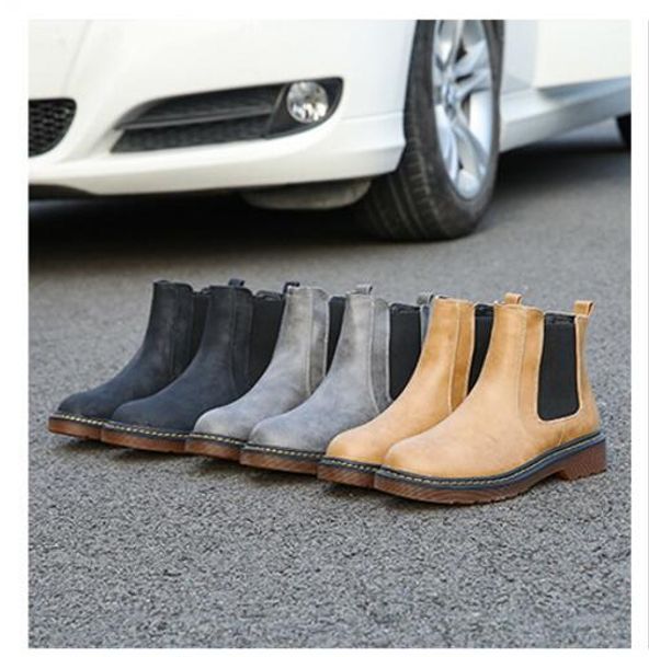 

fashion winter tricolor brand new pu leather female ankle martin ankle boots motorcycle smooth shoe fashion leather boots plus d12, Black