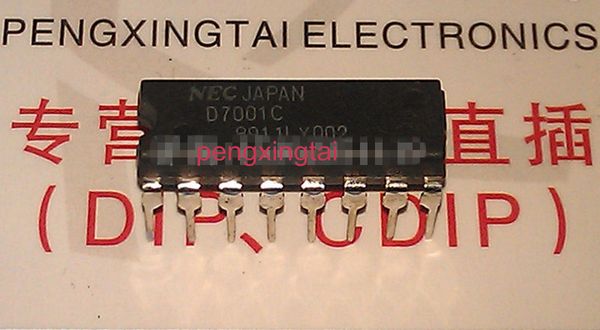 D7001C. UPD7001C, IC, A / D Converter, одиночный, 8-битный CMOS. Двойной встроенный 16-контактный пластиковый пакет / OC7001P. PDIP16. Электронные компоненты