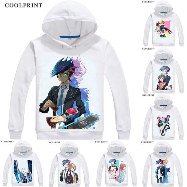 

fujiki yuusaku mens hoodies yu-gi-oh vrains dragon firewall faiya wouru men sweatshirt streetwear anime hoodie printed long hooded, Black