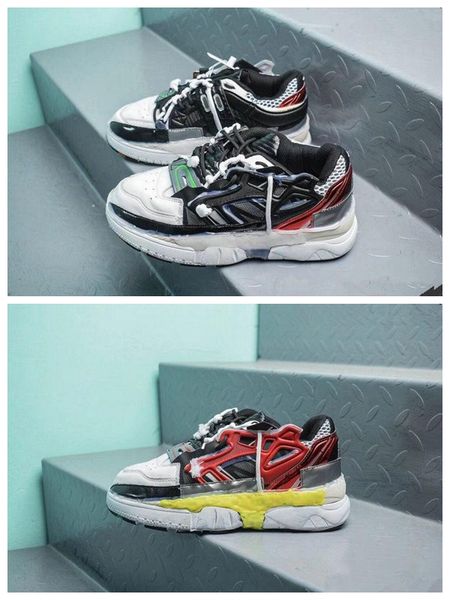 

2019 new italy brand maison margiela melted detail fusion sports shoes dissolving dad shoes designer women men clunky sneakers size 36-44