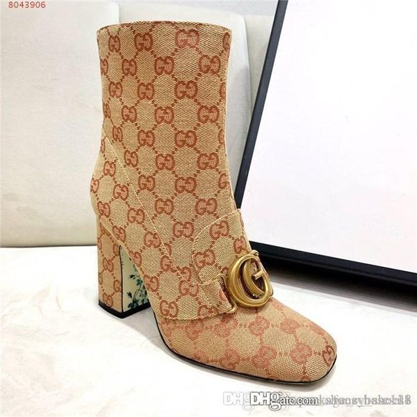 

women boots with thick heels and high heels of 2019, classic jumble ankle boot lady casual shoes in clafskin high heel pumps, Black