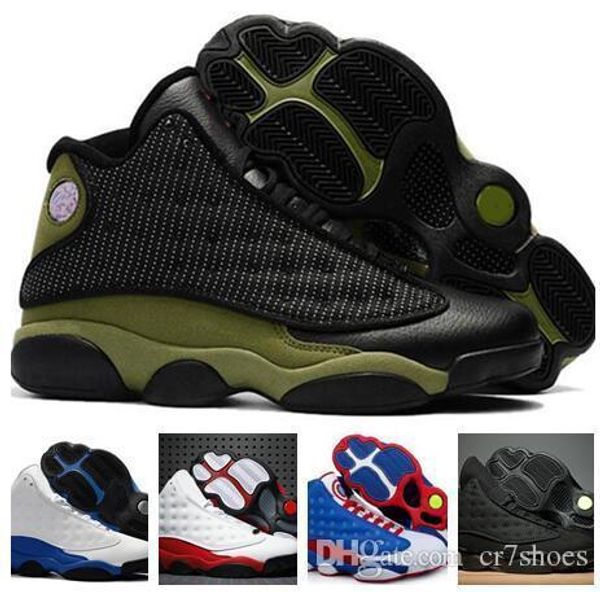

13s captain america hyper royal basketball shoes black cat chicago olive pure money 13s sport trainers sneaker us 8-13