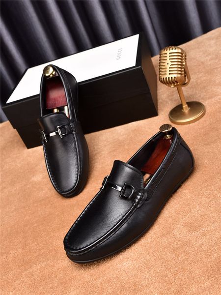 

new shoes men casual moccasins men loafers leather shoes men flats gommino driving shoes hommes chaussures, Black