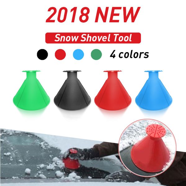 

hand ice brushes magic window windshield ice scraper shaped funnel snow remover deicer cone deicing tool scraping one round