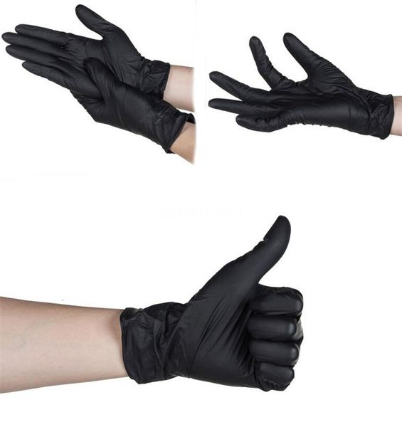 

pvc plastic thickened 3 size transparent cleaning leather glove gloves lot t2i5884