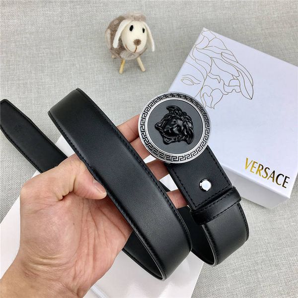 

роскошный бренд кожаный ремень роскошный высококачественный модный бренд кожаный ремень пряжка моды 2019 последняя ширина 3,8 см бестселлер, Black;brown