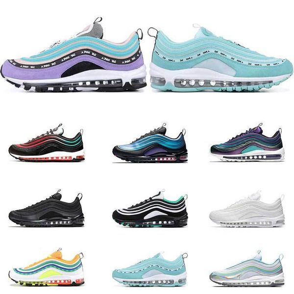 

2019 new mens women running shoes triple white black bullet neon seoul throwback future court purple have a day sports sneaker size 36-45