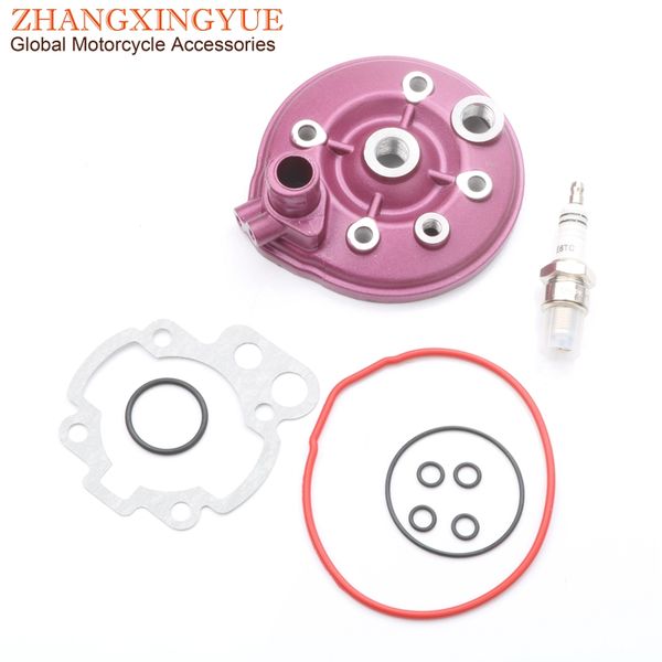 

70cc 47mm motorcycle cylinder head & cylinder gasket for beta rk6 50 rr alu enduro motard 50cc lc 2t am6
