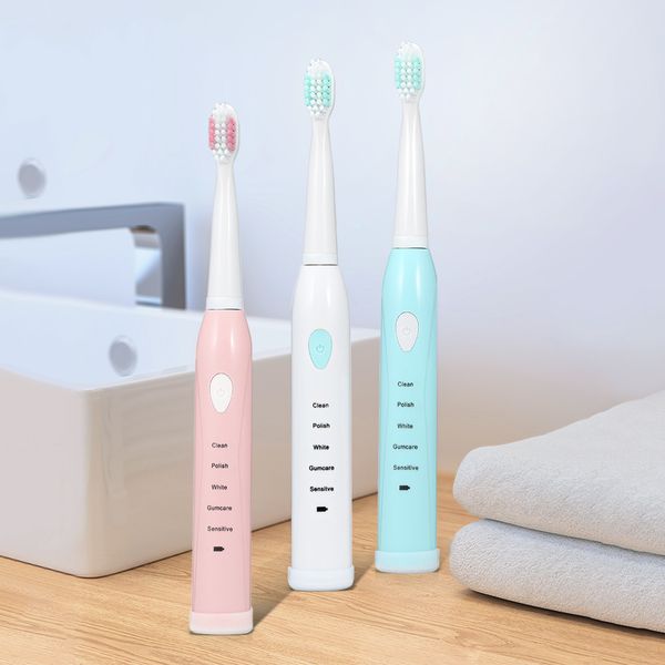 

electric toothbrush with 4 replacement brush heads