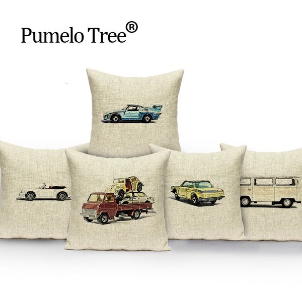 

foreign wholesale oil painting horse cotton printing animal creative cushions for sofa car home decoration pillow