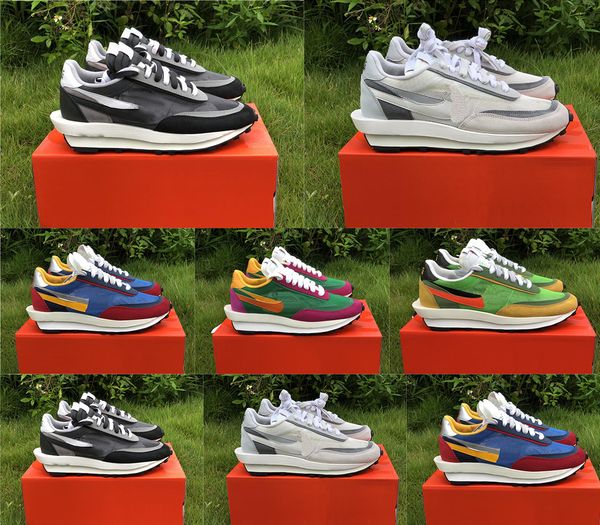 

2019 designer sneakers waffle ld waffle x sacai blazer mid ldwaffle running shoes man woman green gusto varsity blue trainers sneakers