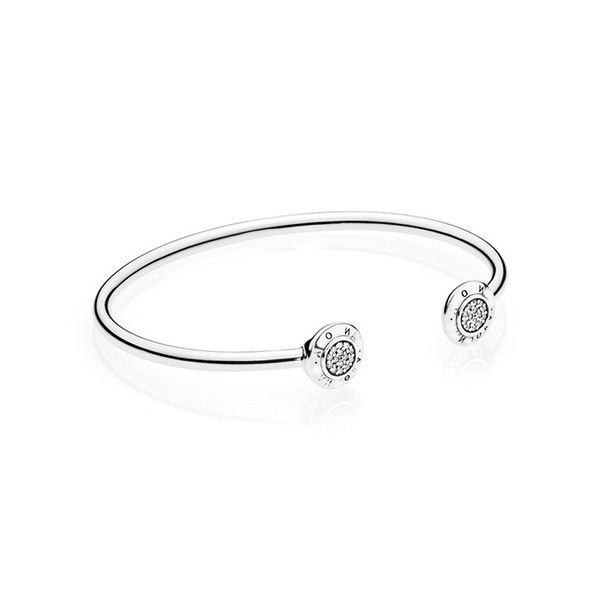 

jewelry big brand pda bangle classic opening s925 silver bracelet fashion mix match festival gift bracelet wholesale 925 silver sell, Golden;silver