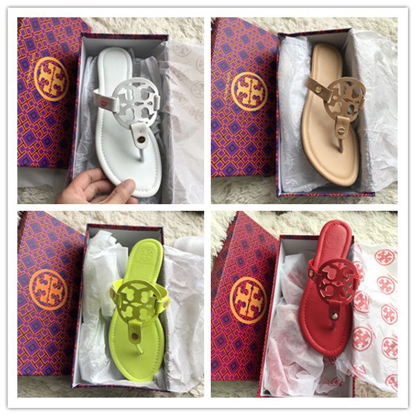 

2019 new lide brand de igner tory andal luxury hoe women 039 channel andal genuine leather flip flop women lipper tb