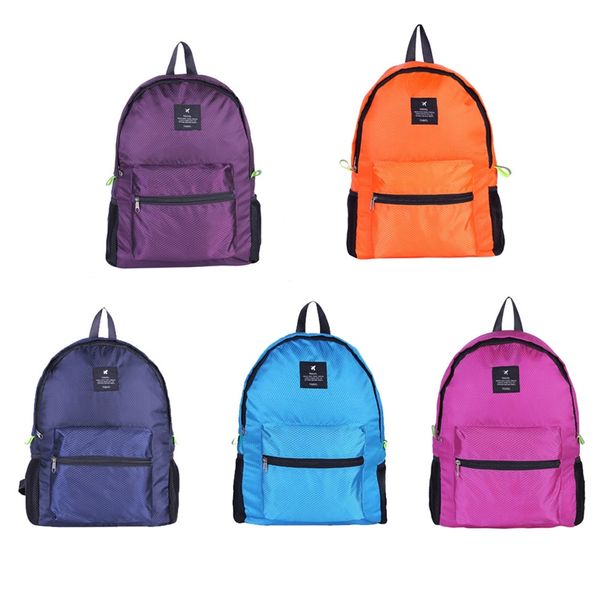

nylon travel backpack for men women foldable utral lightweight hiking camping bags outdoor waterproof backpack rucksack