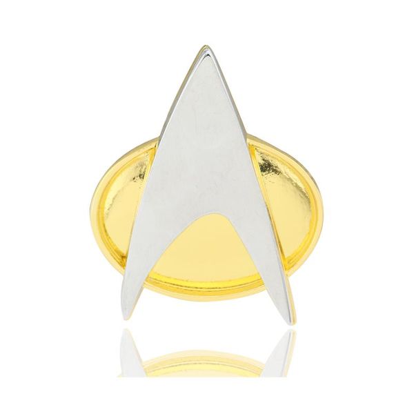 Cosplay Stars Trek Badge Star Treks O Comunicador da próxima geração Insignia Badge Pin Broche Broche