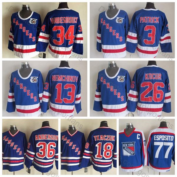 vintage rangers hockey jersey