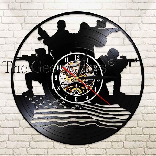 

rock music bank life is music vintage design illuminated wall clock non-ticking large laser cut watch singer musician gift