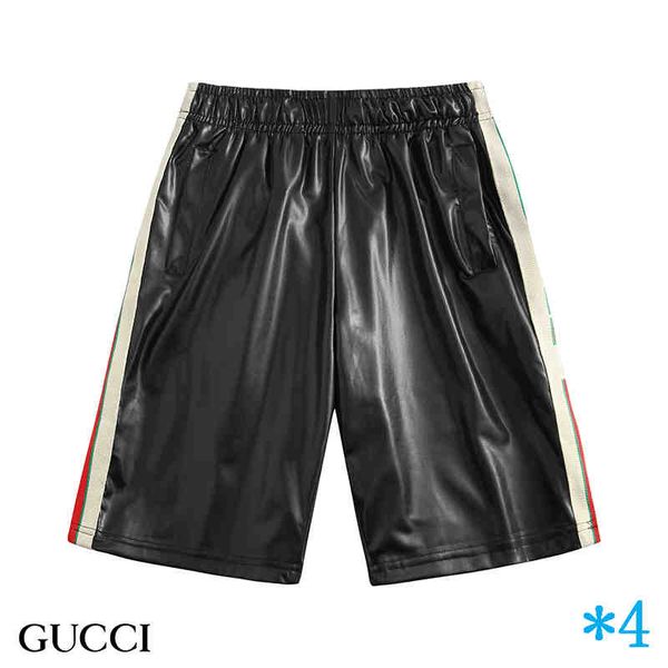 

summer mens fashion shorts with letters fashion brand striped track shorts loose brand short pants for mens jogges cothing wholesale#4, Black