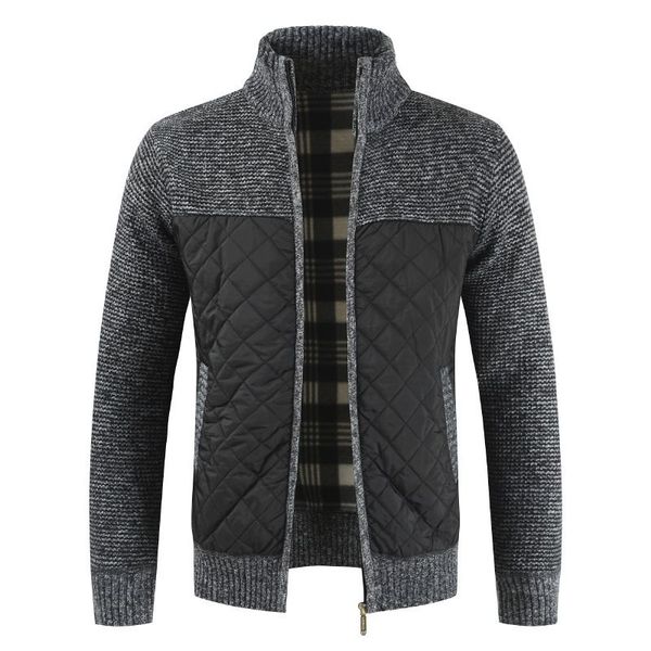 

2019 new loose casual sweater fall jacket thicker knitted colorblock cardigan knit 80s fashion clothes dropshipping coat, White;black
