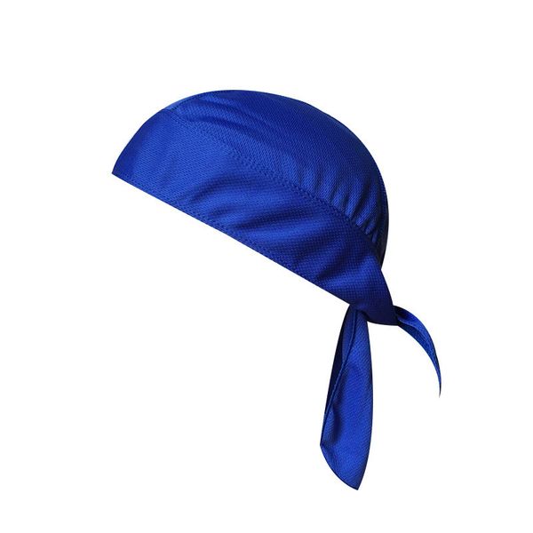 

outdoor quick-dry handsome adjustable breathable head wrap headwear summer men running riding bandana ciclismo pirate hat, Black