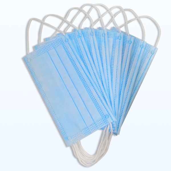 

stock quick delivery safe non-woven mask anti fog anti dust protective