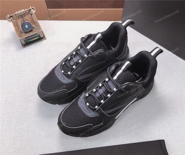 

2019 new womens mens french designer branded casual shoes canvas mesh up trainers tennis shoes women sneakers l14, Black