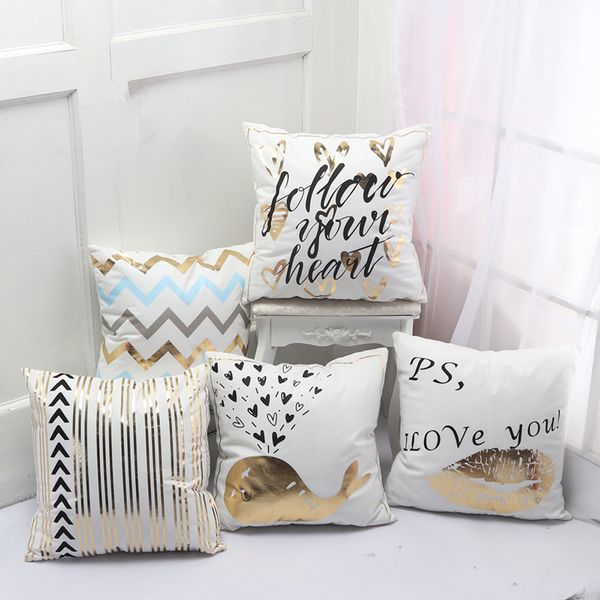 

fashion pattern shining throw pillow case sofa bed home car decor cushion cover