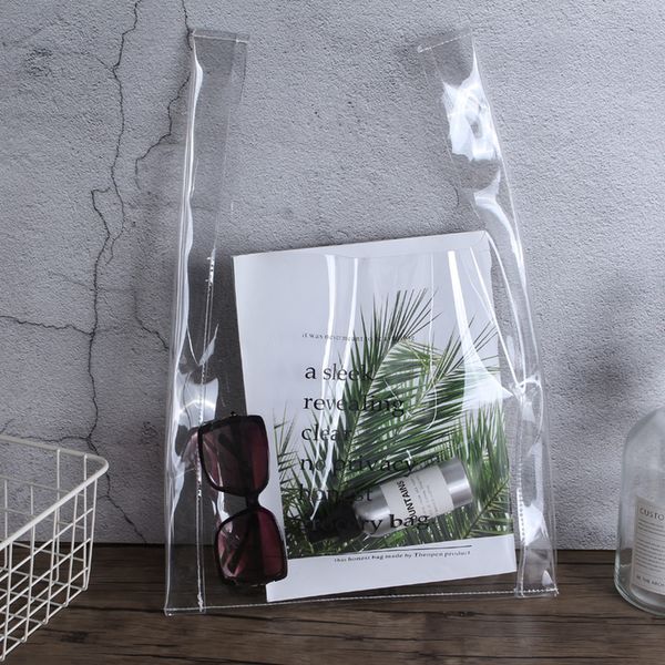 

women's bag holiday beach bag net red handbag pvc green transparent shopping