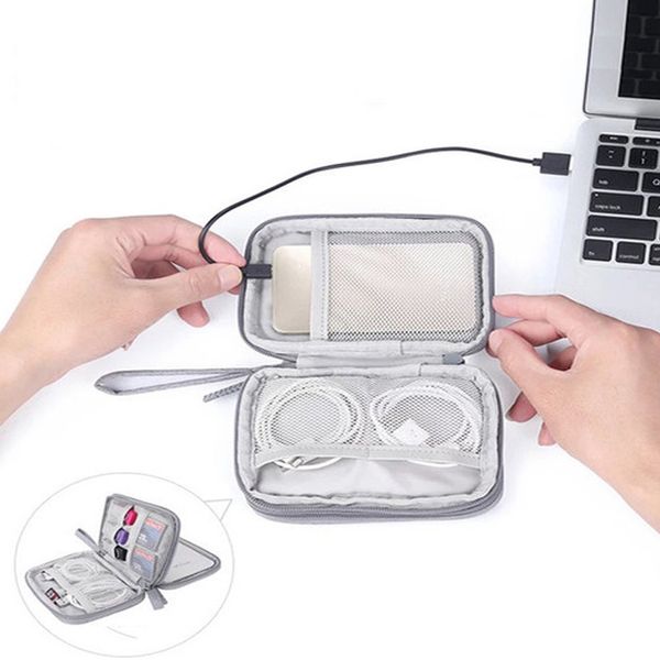 

tuuth earphone casetravel cable organizer bag digital storage bag usb cable charger electronic accessories pouch case