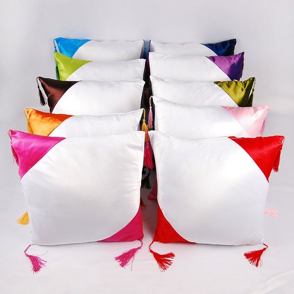 

45pcs/lot 16x16 inch sublimation pillow case decorative customized cushion cover