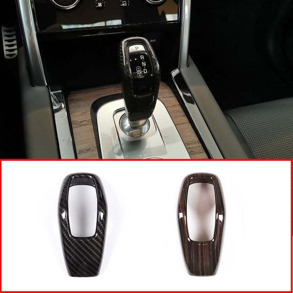 

carbon fiber style for discovery sport l550 2020 abs plastic gear shift head cover trim car interior accessories