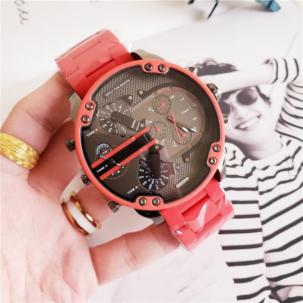 

luxury watches for men fashion brand limited edition quartz movement watch small dial work deisgner waterproof men wristwatch, Slivery;brown