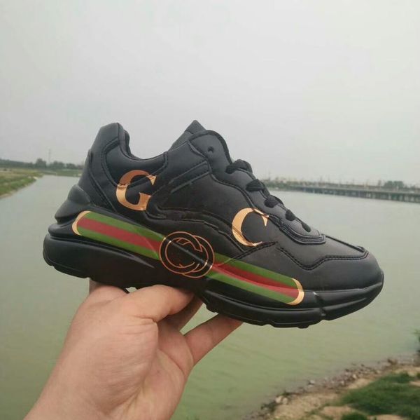 

2019 Роскошный G Sport Убежать обувь для мужчин Женщины верх.част Бежевый Белый Черный Повседневный Открытый Ритон Zapatillas Sneaker тренер обувь 36-44