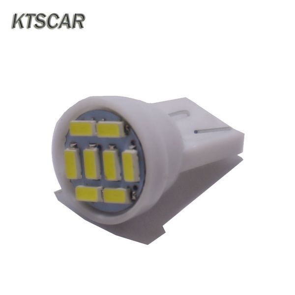 

ktscar 500pcs promotion led t10 8 smd 3014 8leds 8smd car light 194 168 192 w5w auto wedge lighting dc 12v clearance lights