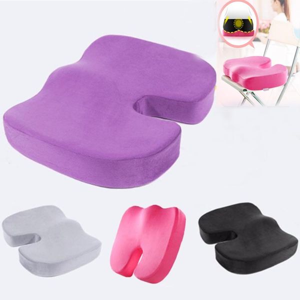 Travel Seat Cushion Memory Cotton Cushion Office Chair Pad Car