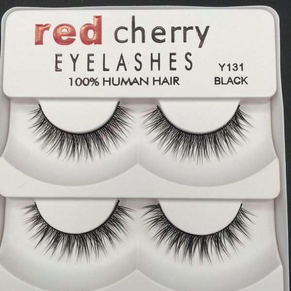 

sell 2018 red cherry 3d false eyelashes 5 pairs/pack 8 styles natural long professional makeup big eyes
