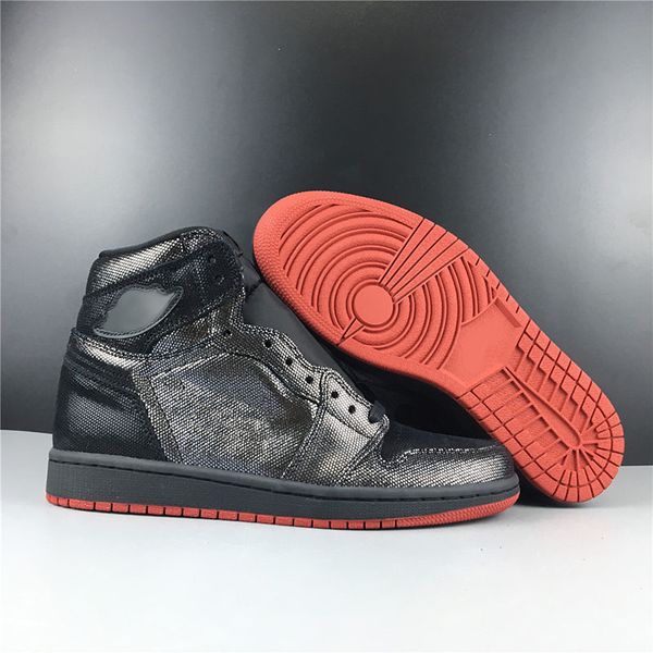 

1s black red glitter new loves mid basketball shoes designer shoes new arrival sneaker combination soles 7-12