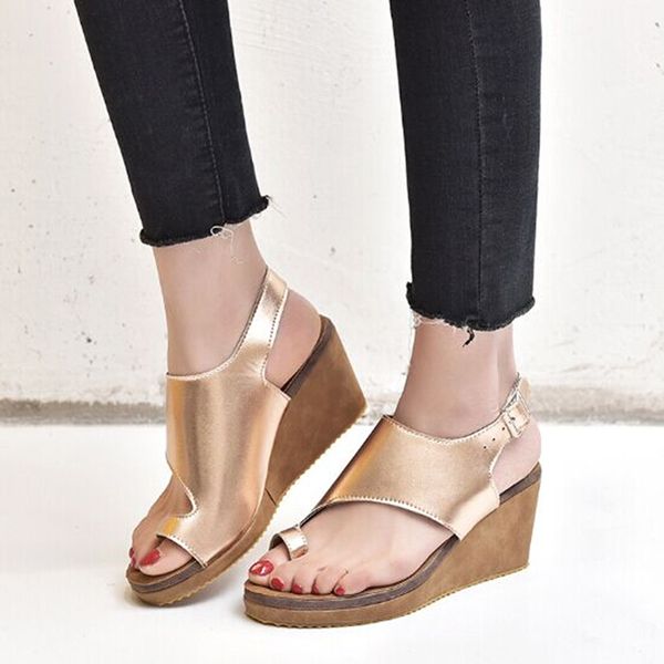 

women pu leather shoes comfy platform flat sole ladies casual soft big toe foot correction sandal orthopedic bunion corrector, Black