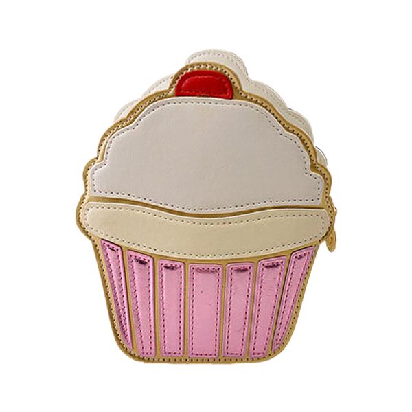 

new cute cartoon women ice cream cupcake mini bags pu leather small chain clutch crossbody girl shoulder messenger bag