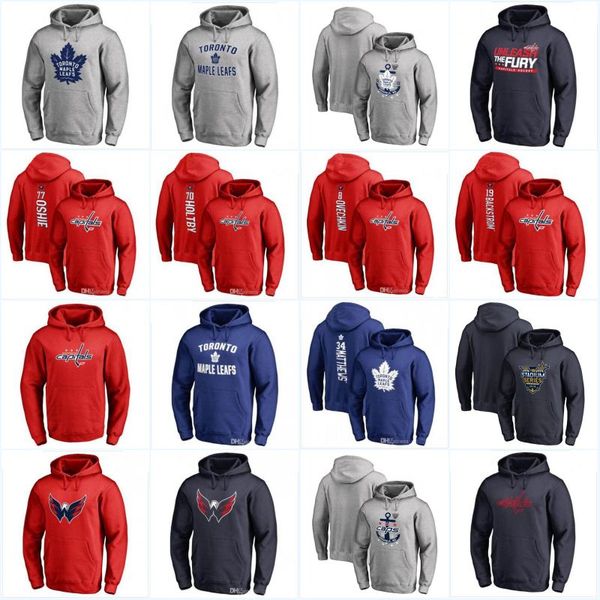 

Toronto Maple Leafs Washington Capitals 2018 Stadium Series Hoodies Jerseys Sweatshirts High Quality Pullover Hoodie Jersey