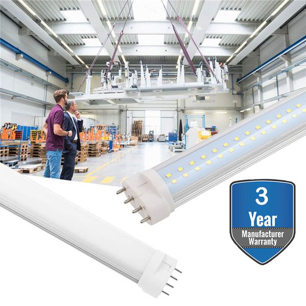 2G11 4 Pin Base LED Glühbirne, 2G11 LED Retrofit Rohrlicht, LED Birne Kompakte fluoreszierende Beleuchtungsersatz (Entfernen oder Bypass-Ballast)