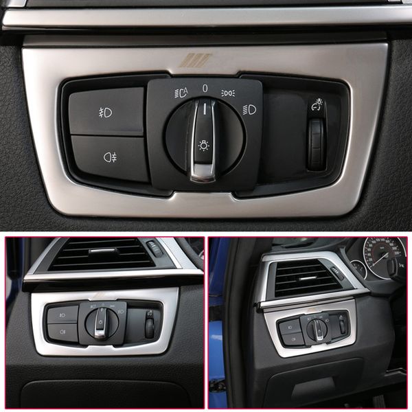 

кнопки переключения фар декоративная рамка крышка отделка приборной панели внутренняя молдинг наклейка для стайлинга автомобилей f30 f34